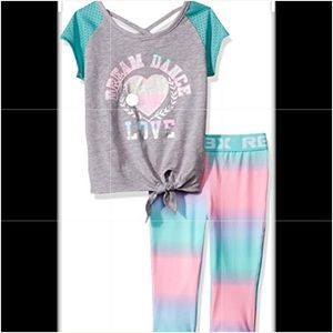 RBX Matching Girls Athletic Outfit  Sz- M(10/12)